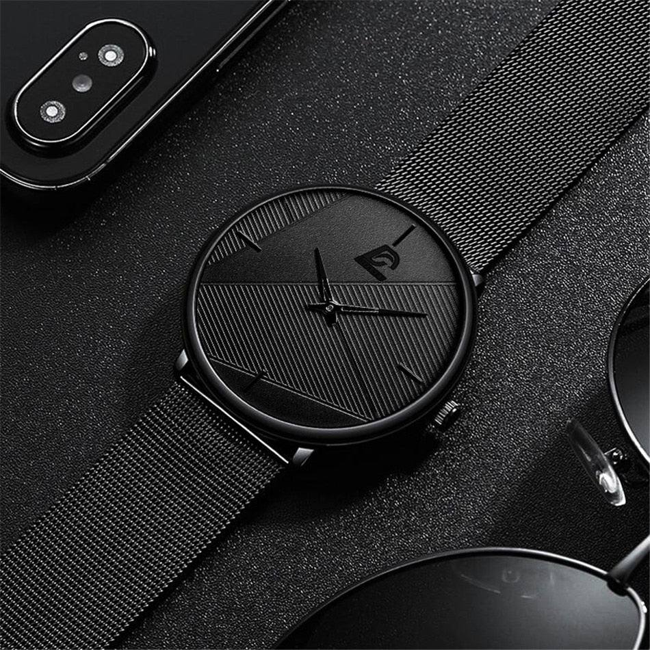 DIJANES Minimalist Ultra Thin Watch for Men - Premium Watches from Dressmycell.com - Just $16.00! Shop now at Dressmycell.com DIJANES Minimalist Ultra Thin Watch for Men - Premium Watches from Dressmycell.com - Just $16.00! Shop now at Dressmycell.com